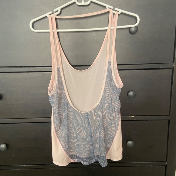 Lululemon Cool To Street Tank Womens Size 6 Blush Quartz / Banana Leaf - Picture 6 of 9